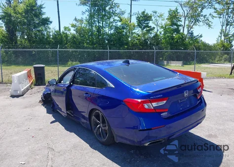 2021 Honda Accord Sport from USA, damaged, VIN 1HGCV1F30MA087728